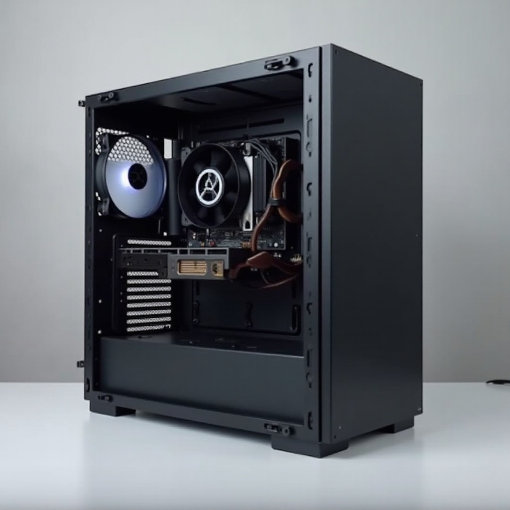 най-малкия ATX корпус радиатор 360 мм