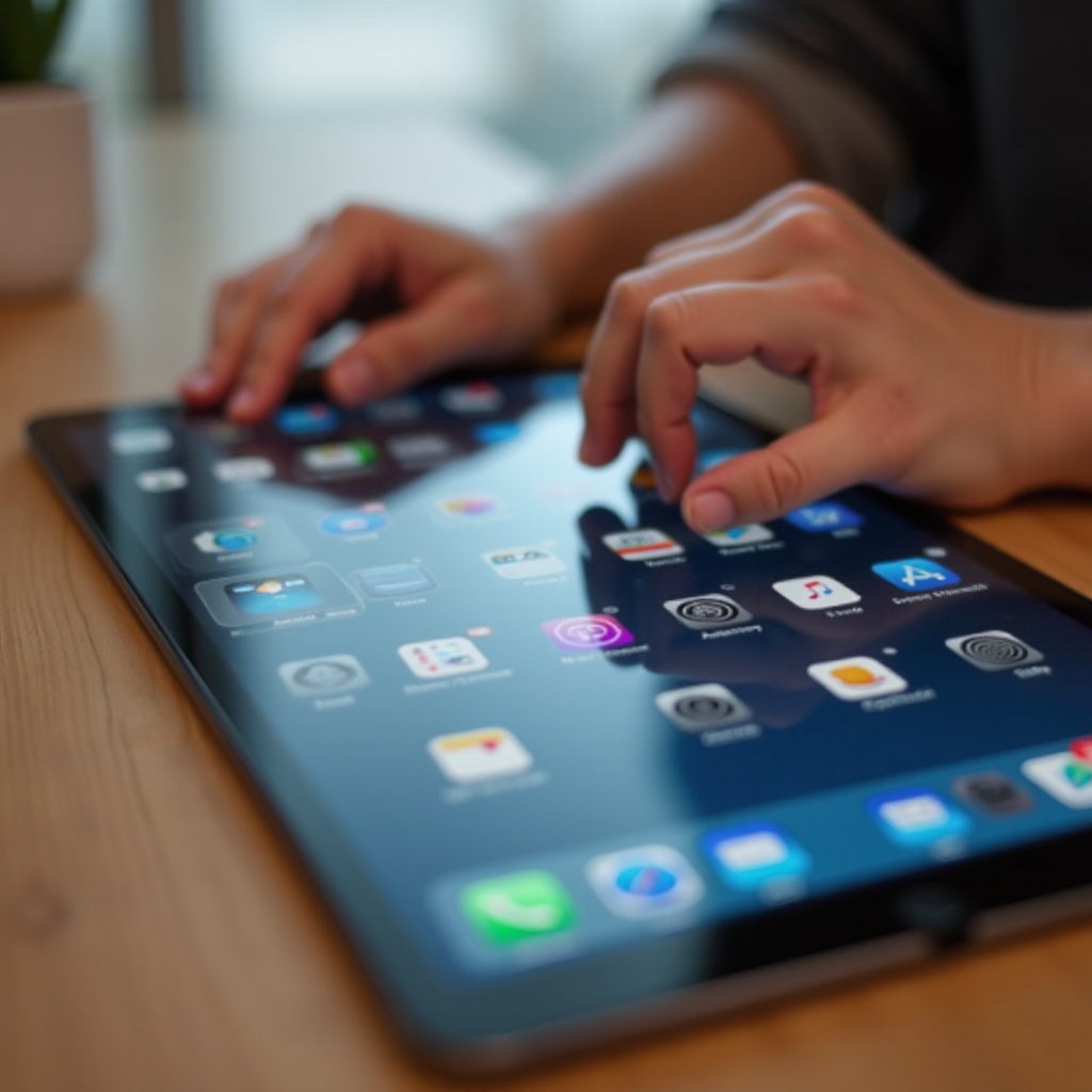 како преместити иконе на iPad