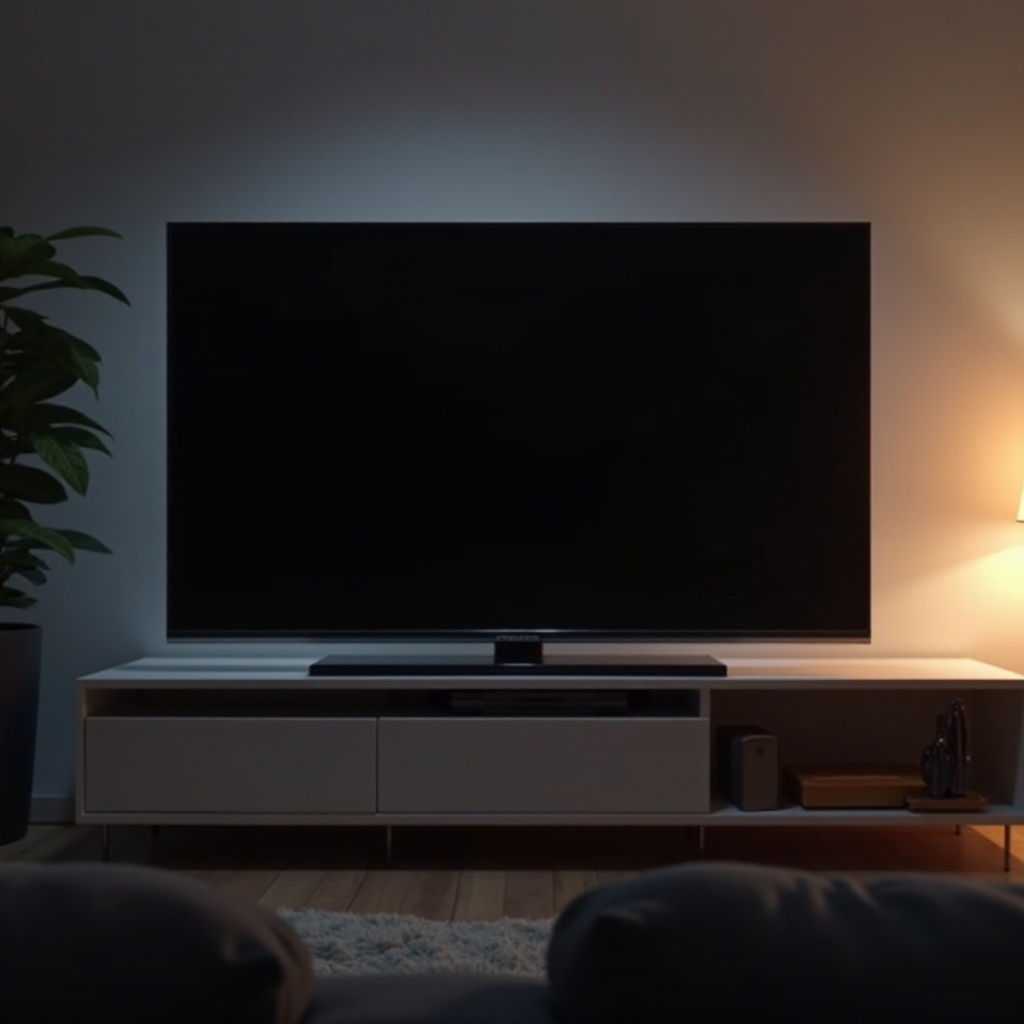 черный экран на телевизоре Vizio