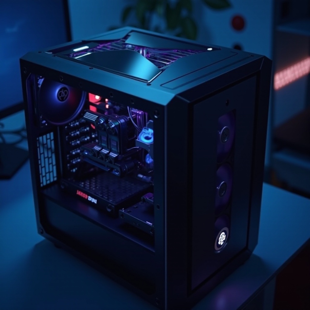 cel mai mic caz ATX radiator 360 mm