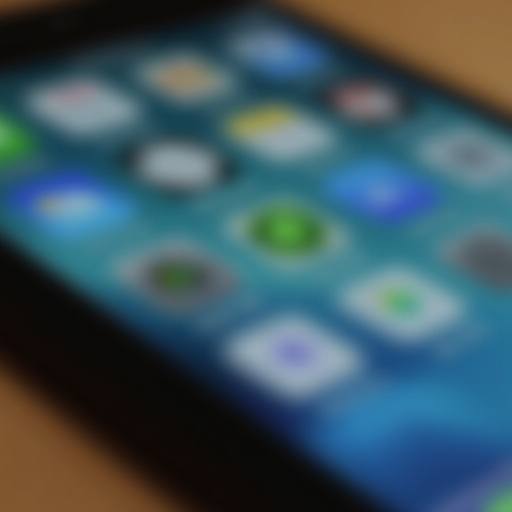 what does the green dot on iphone mean