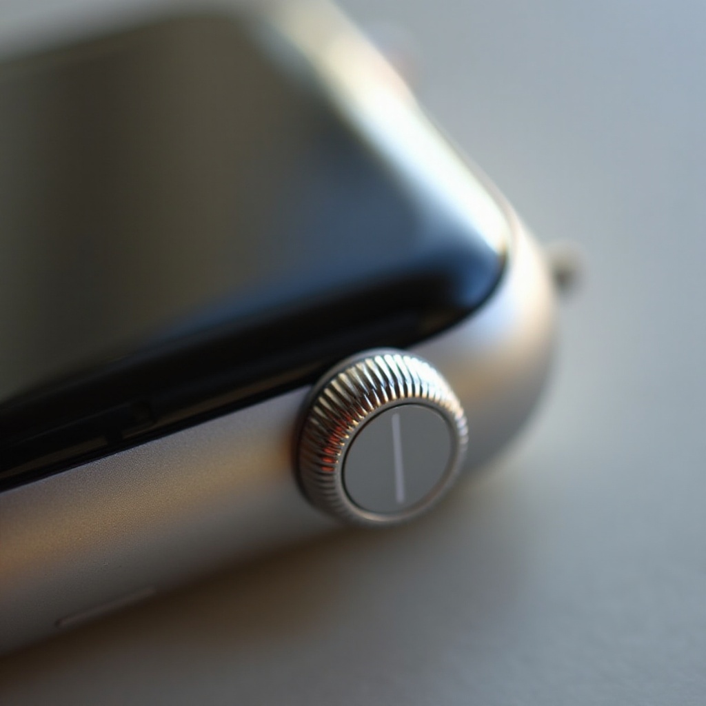 przycisk boczny zegarka Apple utknął