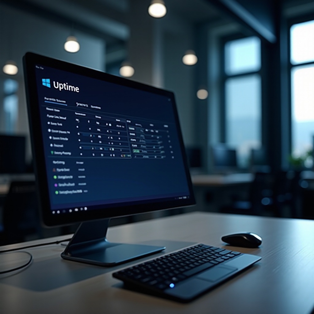 Windows 10 zobrazit dobu provozu