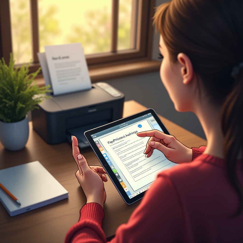 как да отпечатате бележки от iPad