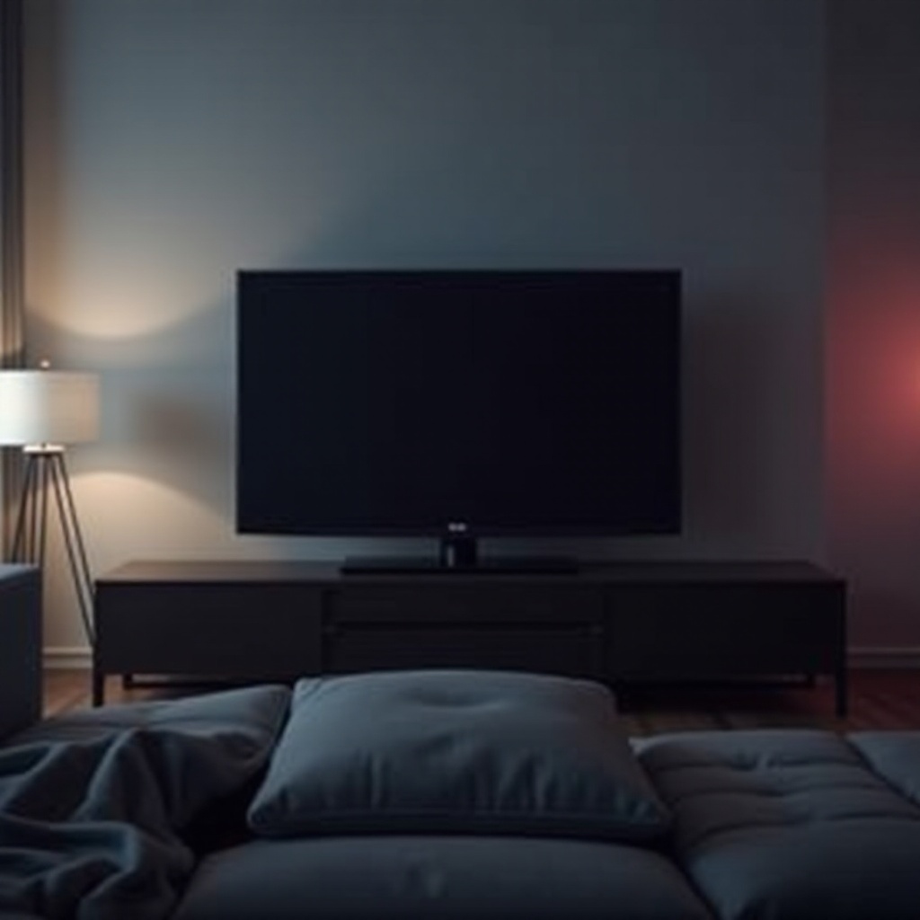 красный мигающий свет на телевизоре LG