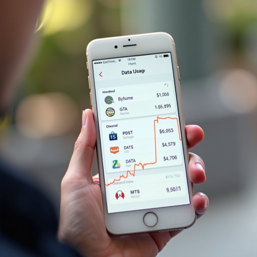 как проверить использование данных на iPhone