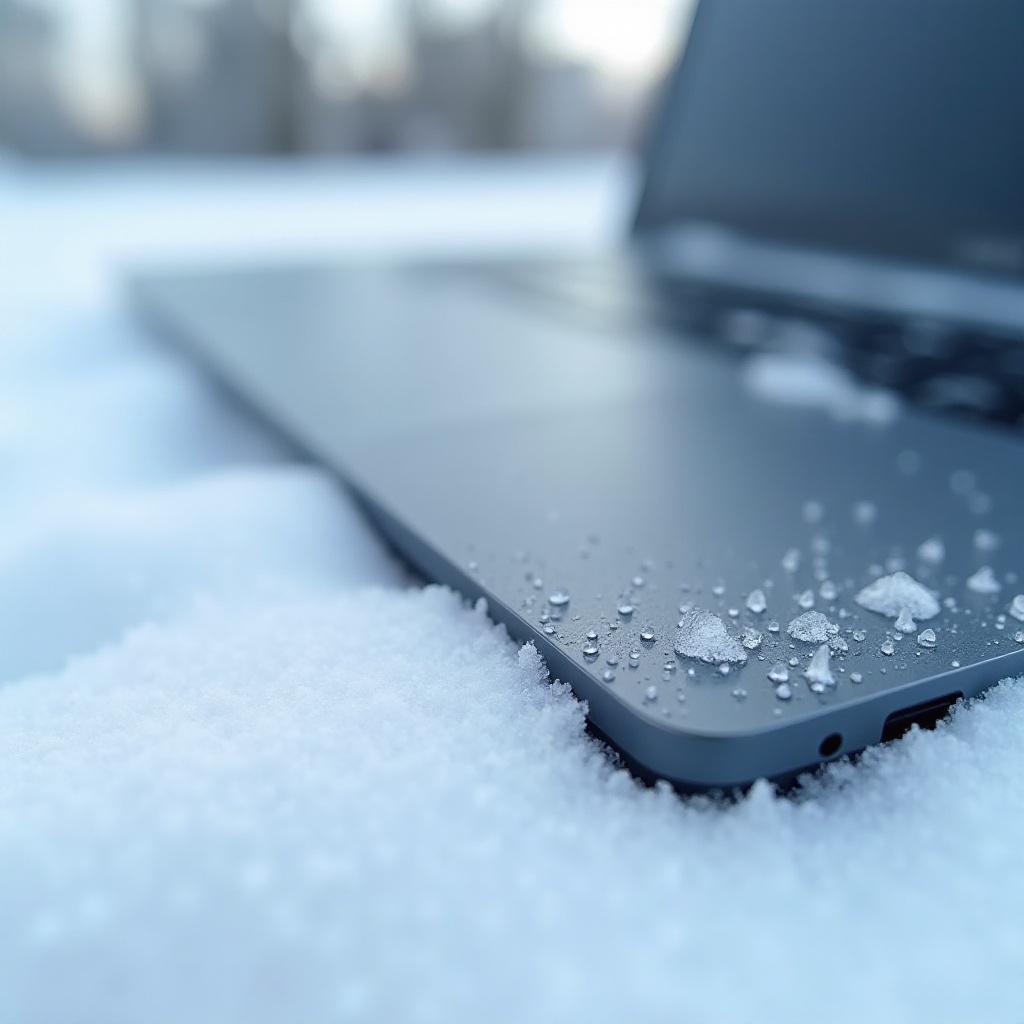 jak zimny może być laptop