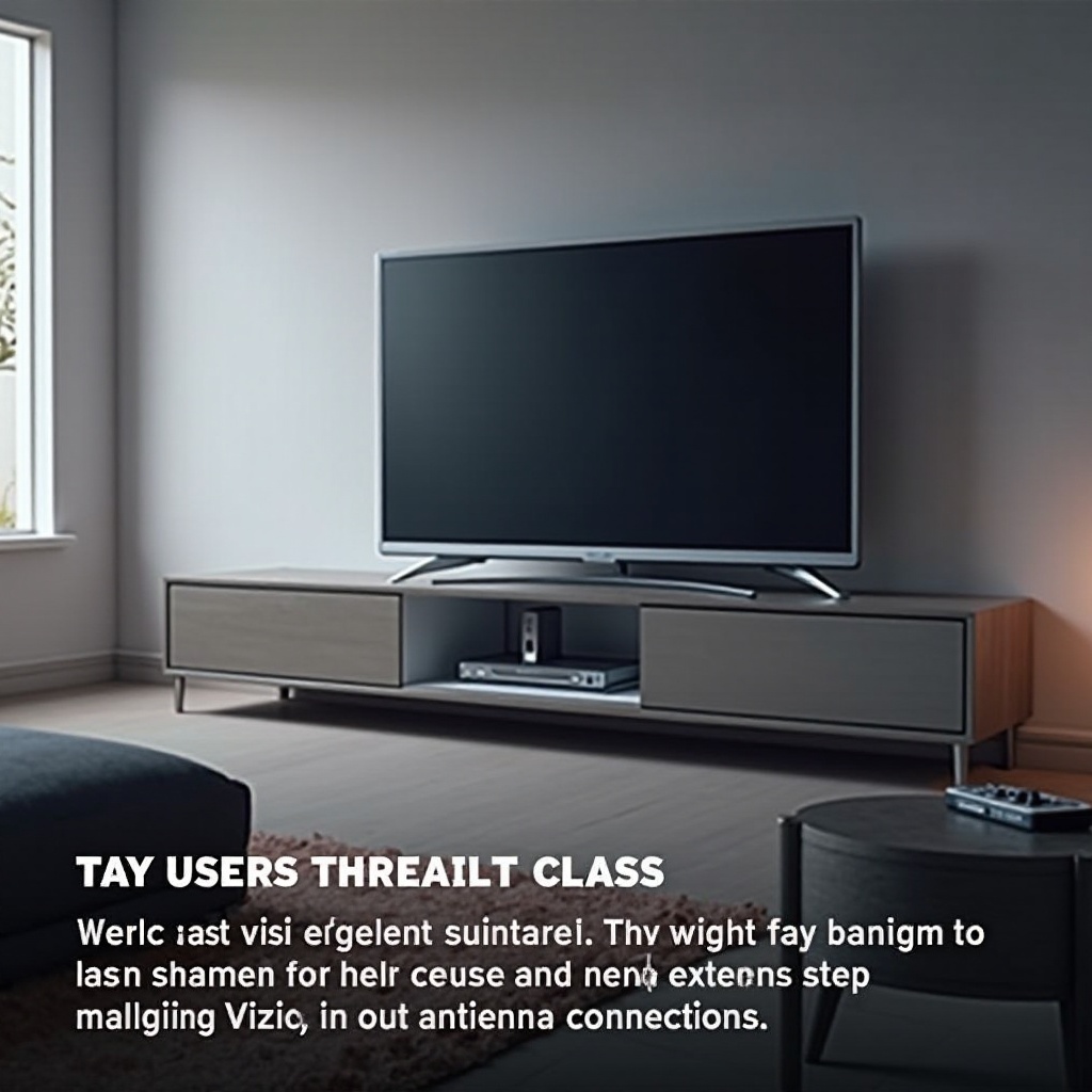 televizor Vizio fără intrare pentru antenă