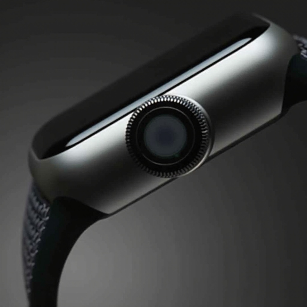 przycisk boczny zegarka Apple utknął