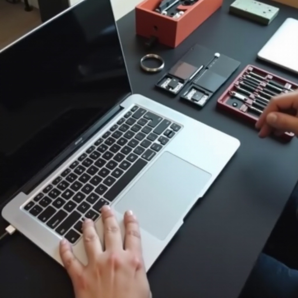 замена сенсорной панели macbook pro