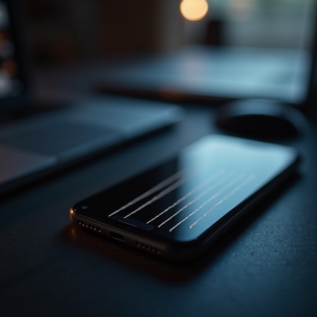 как исправить белые линии на экране телефона