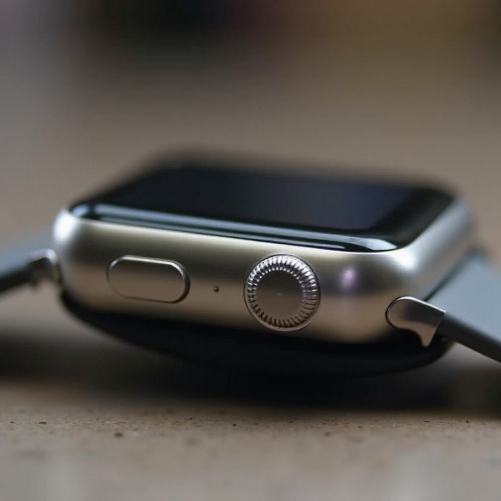страничният бутон на Apple Watch е заседнал