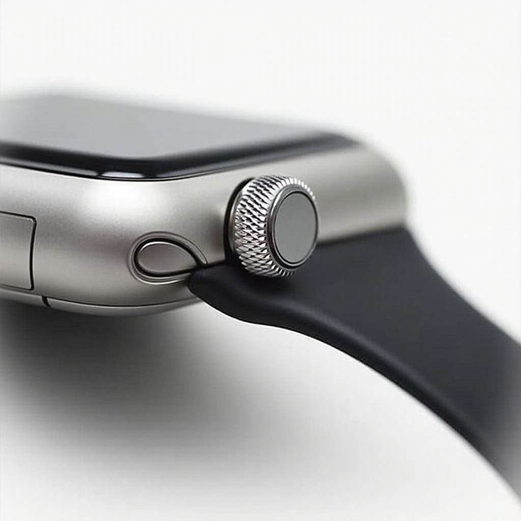 боковая кнопка Apple Watch застряла