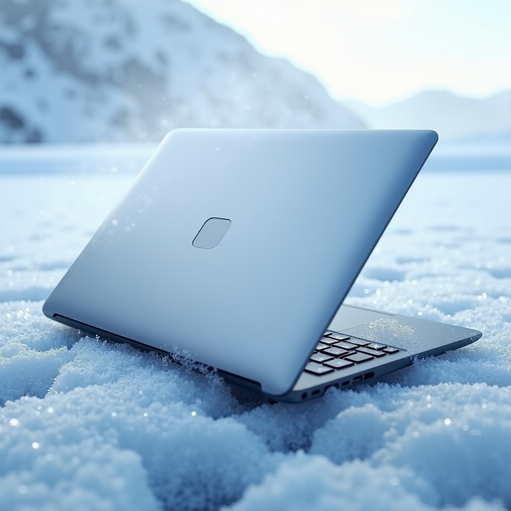 how cold can a laptop get