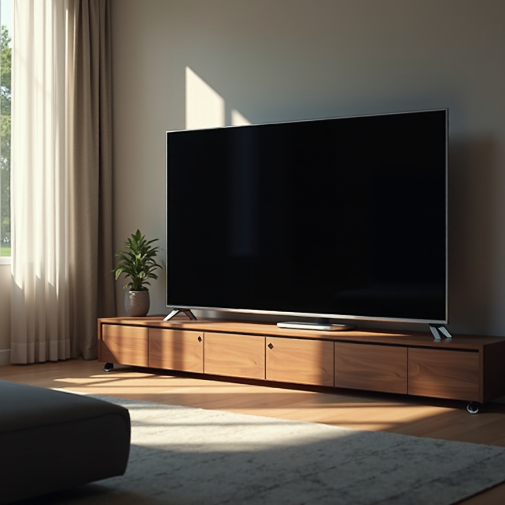 czarny ekran na telewizorze Vizio