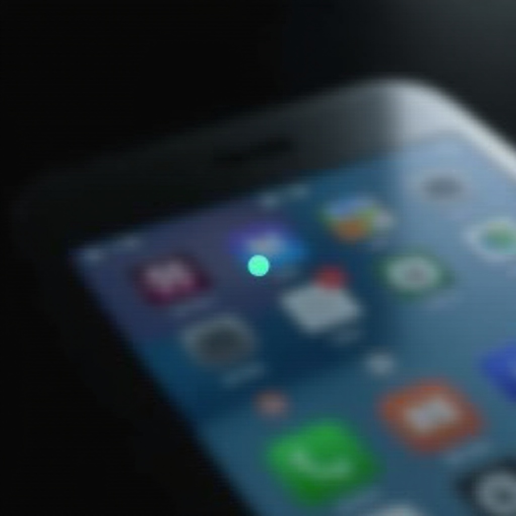 что означает зеленая точка на iPhone